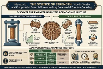 The Science of Strength: Why Acacia Wood Tensile and Compressive Power is Revolutionizing Commercial Furniture Sourcing